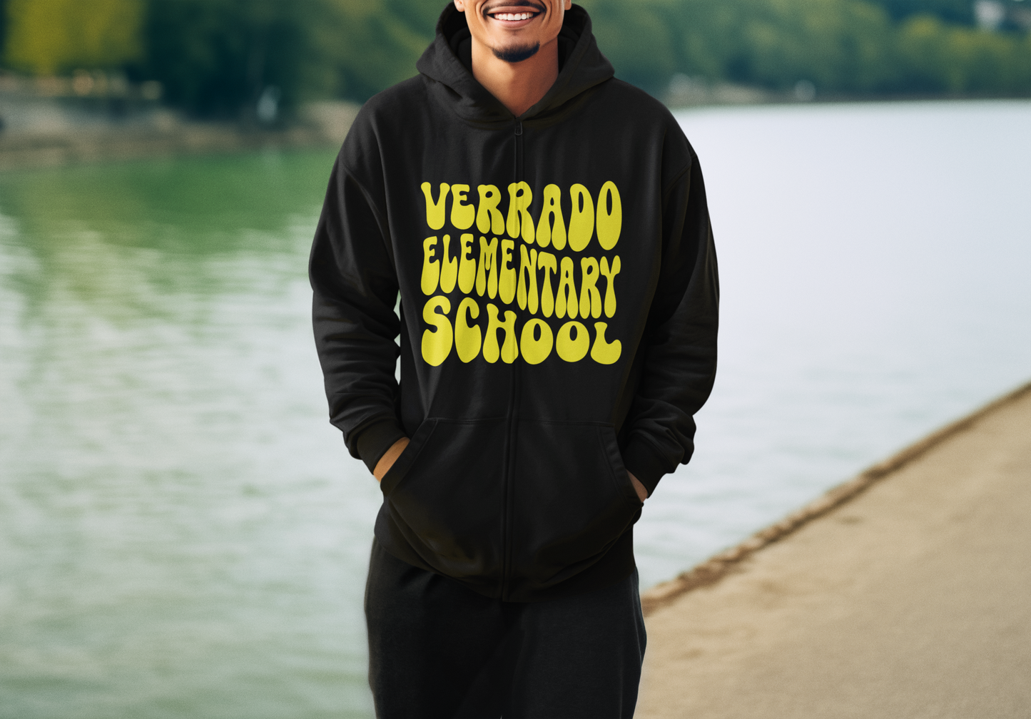Groovy (70s) - Adult Full-Zip Hoodie