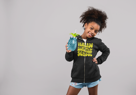 Groovy (70s) - Youth Full-Zip Hoodie