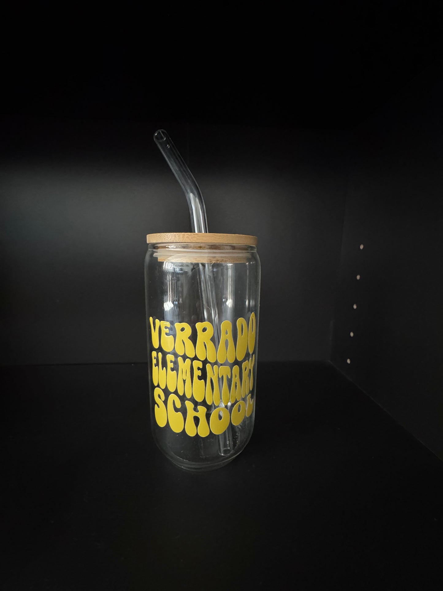 Vaso de cristal Groovy (años 70)