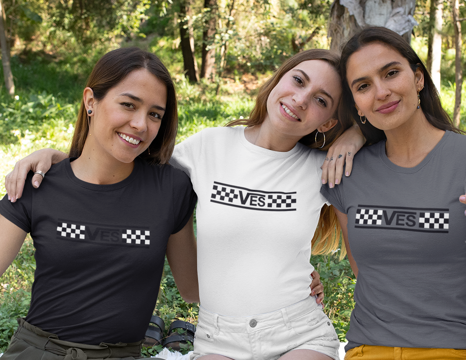 Checkered - Adult Women's T-shirt