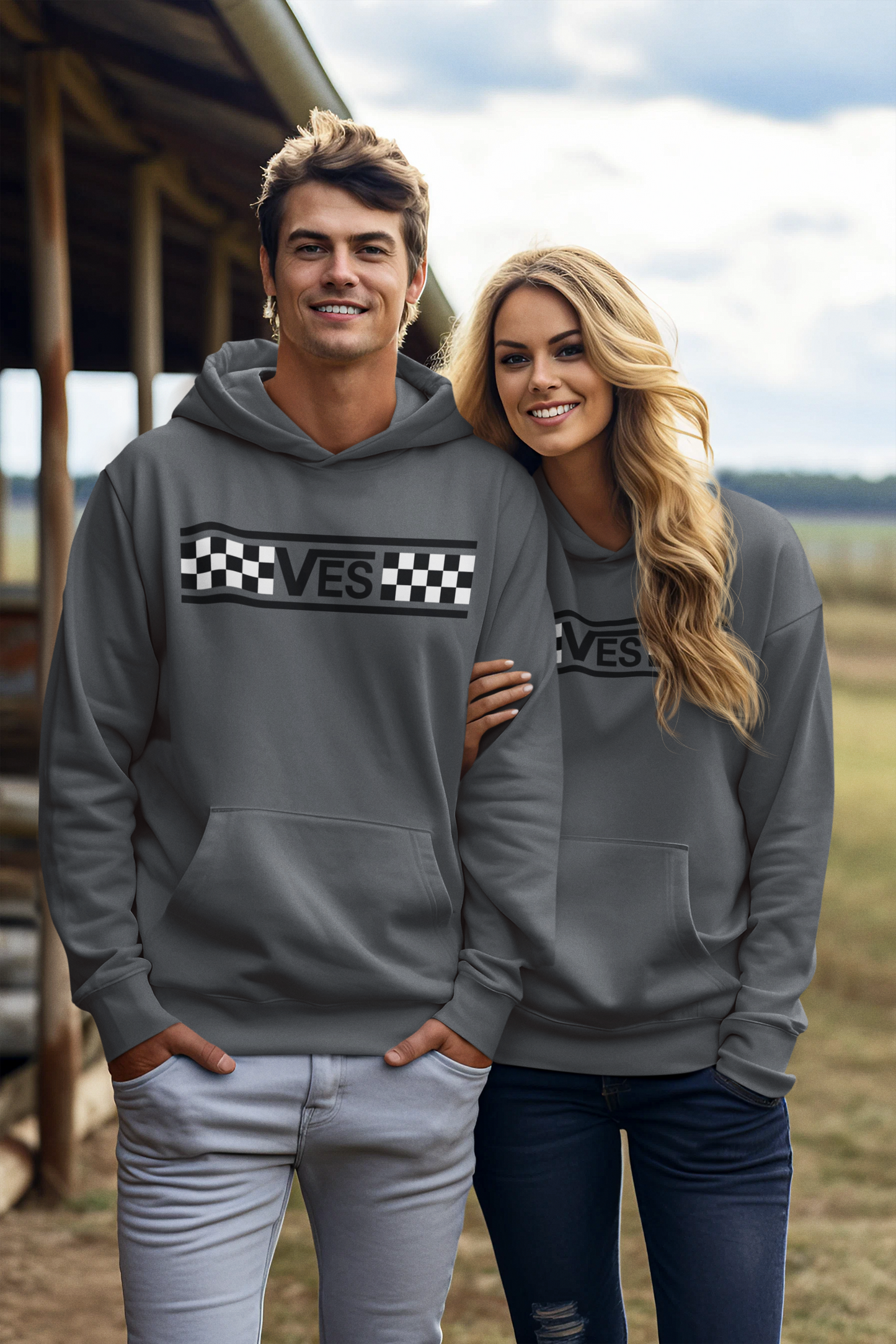 Checkered - Adult Hoodie