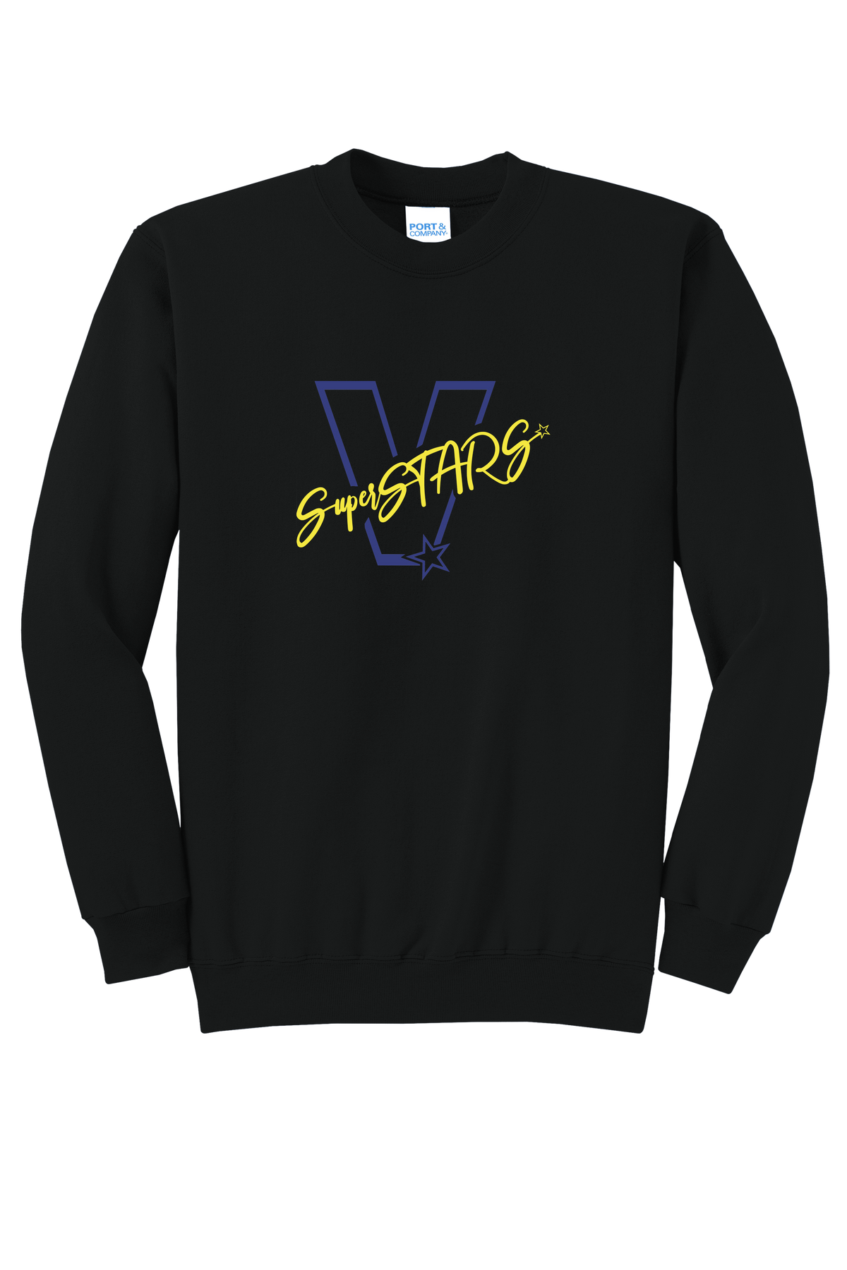 Big V - Adult Crew - Black