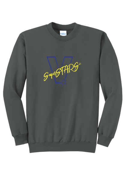 Big V - Adult Crew - Charcoal
