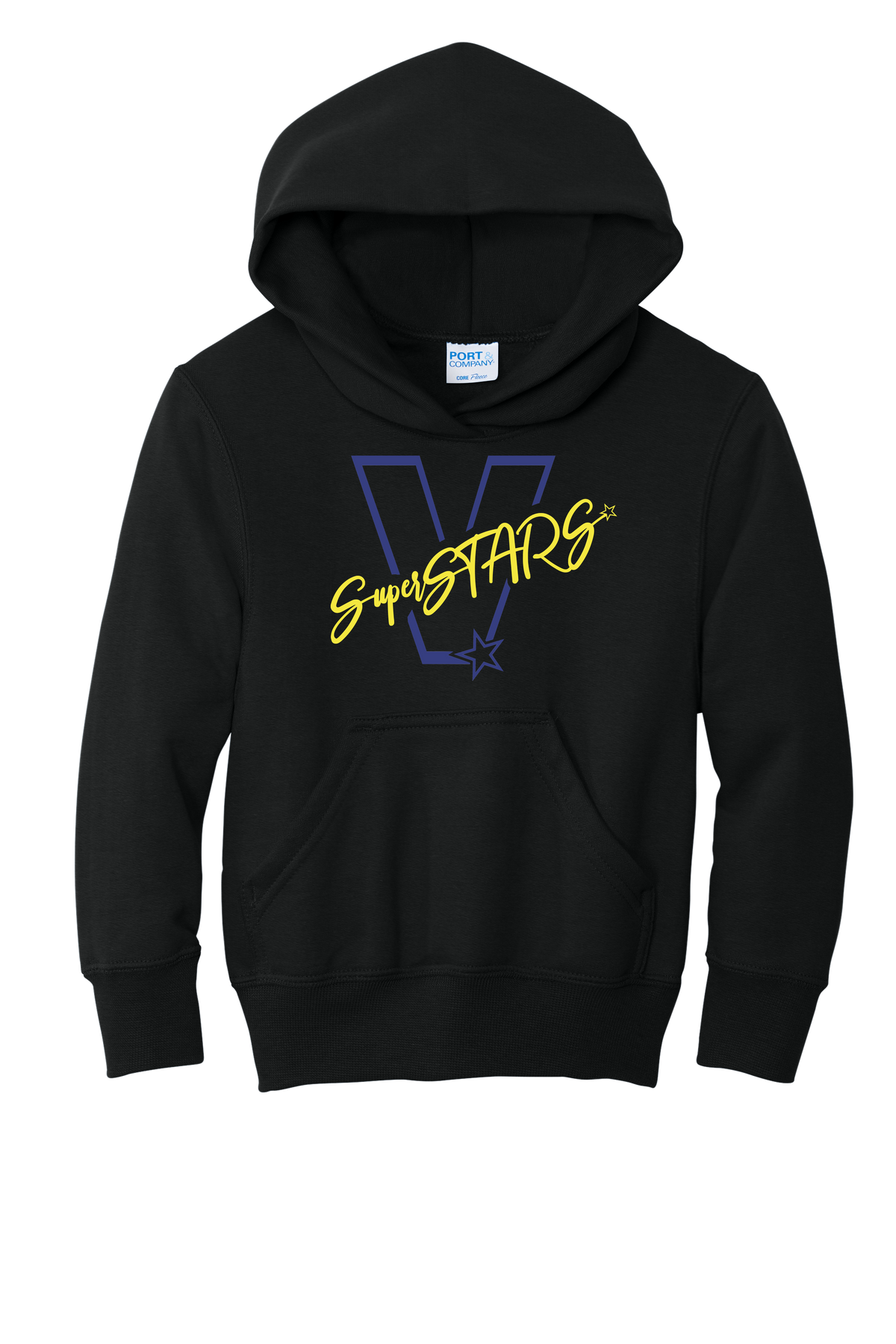 Big V - Youth Hoodie - Black