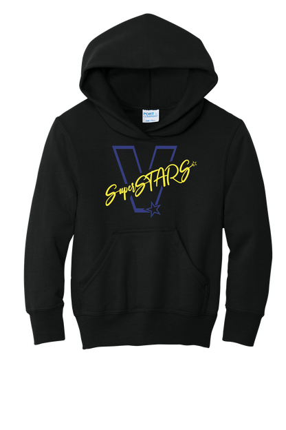 Big V - Youth Hoodie - Black