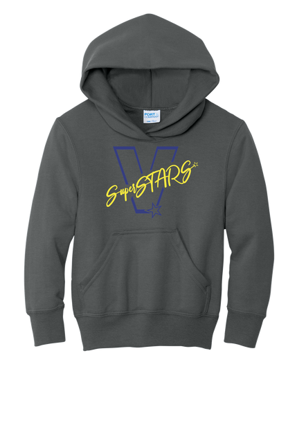 Big V - Youth Hoodie - Charcoal