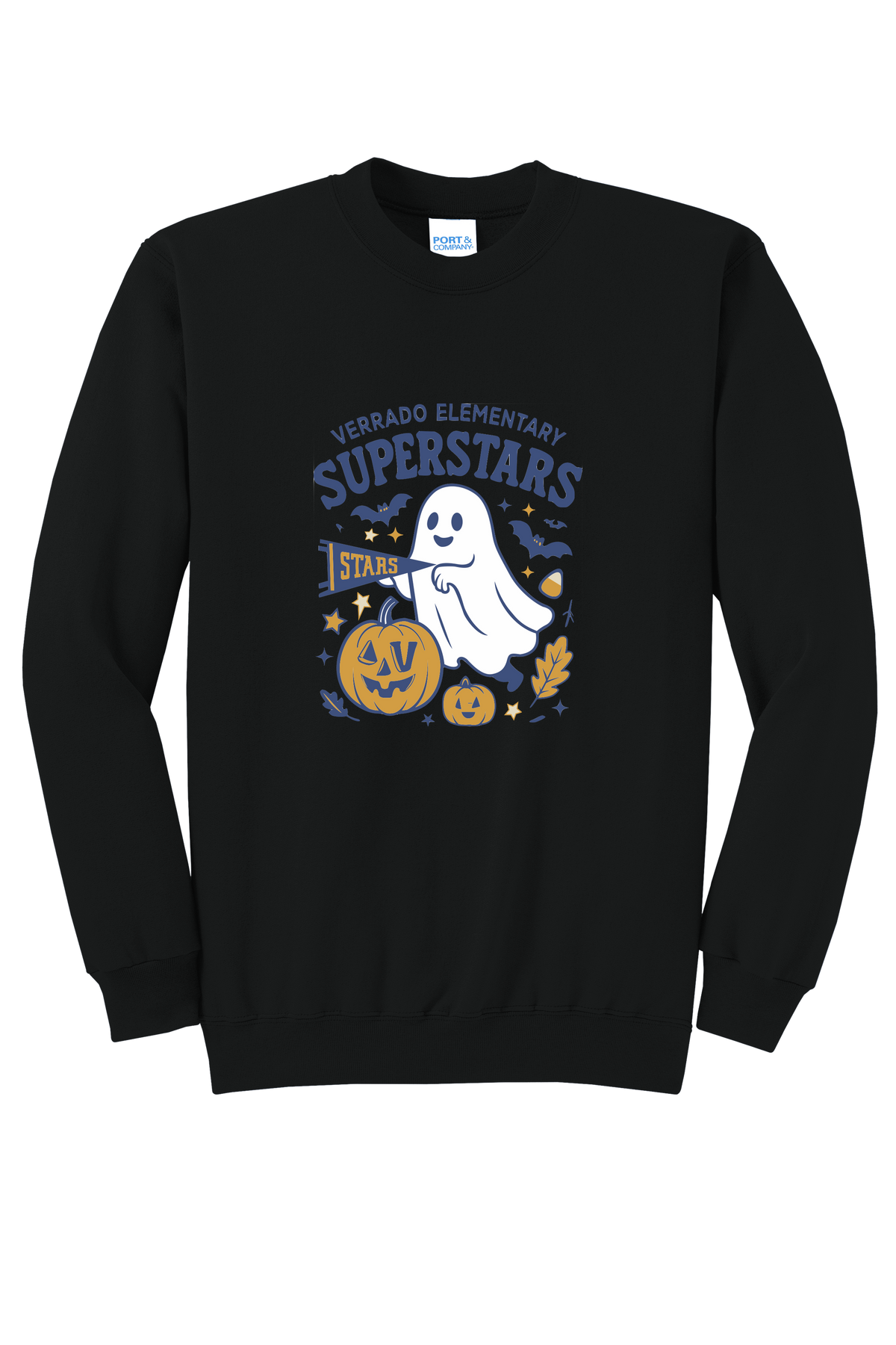 Boo25 - Adult Crew - Black
