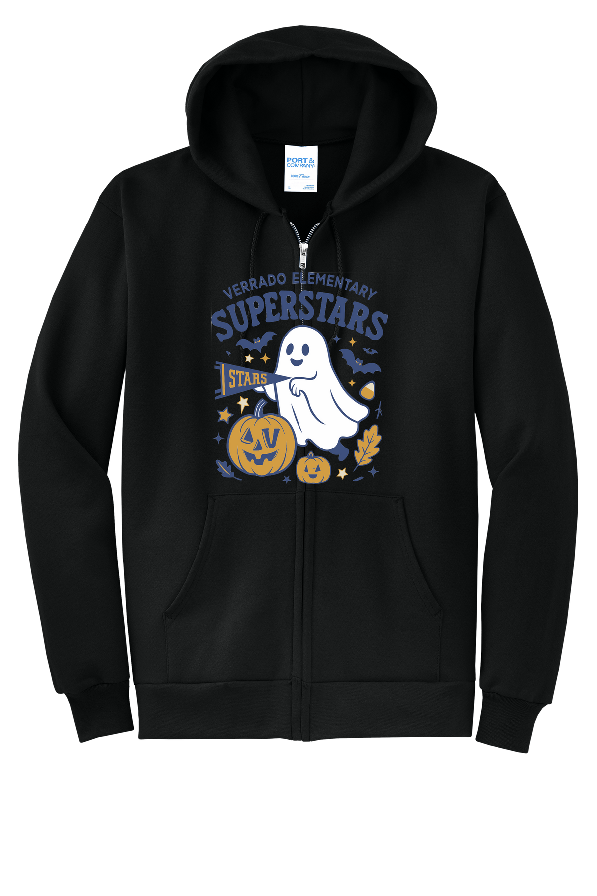 Boo25 - Adult Zip Hoodie - Black