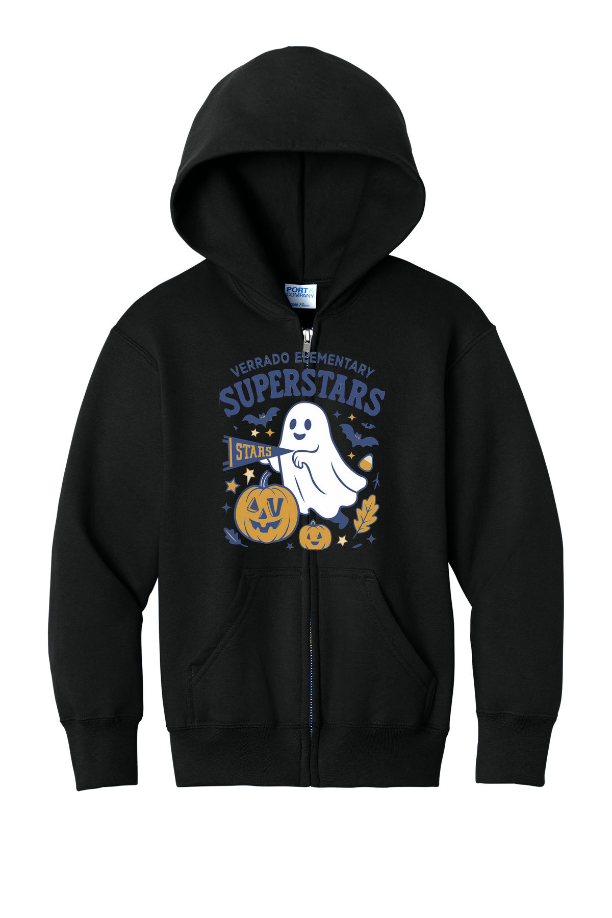 Boo25 - Youth Zip Hoodie - Black