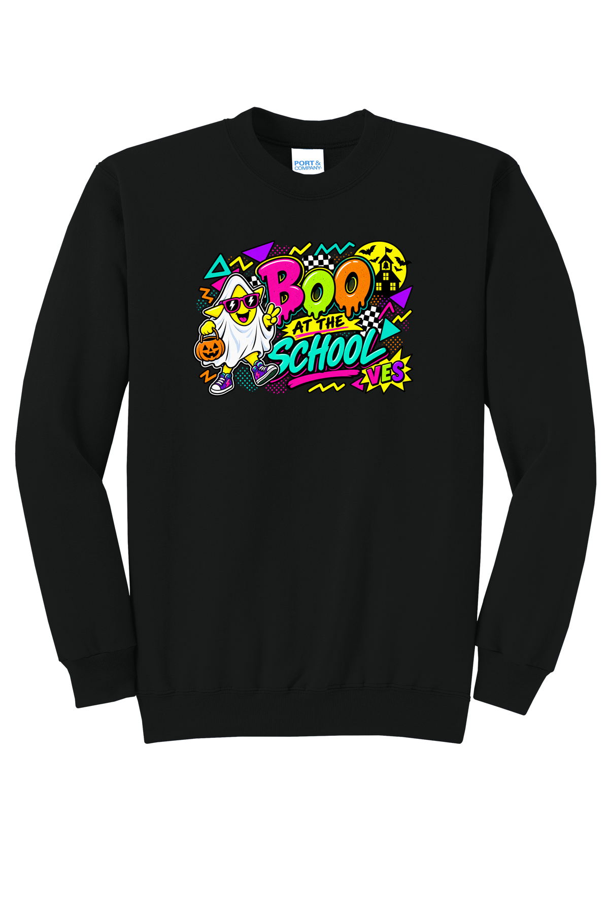 Boo26 - Adult Crew - Black