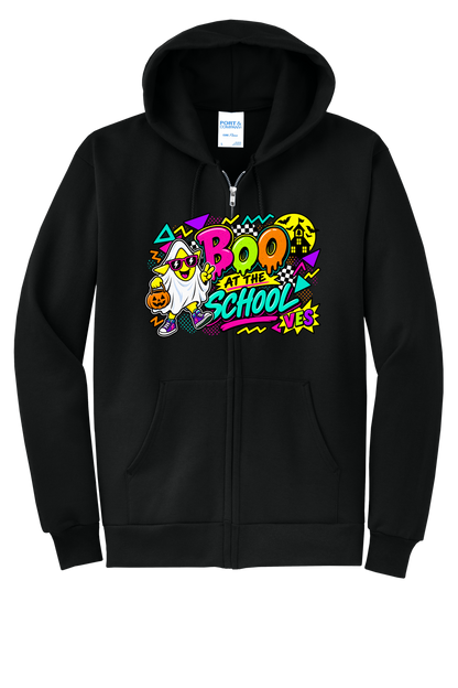 Boo26 - Adult Zip Hoodie - Black