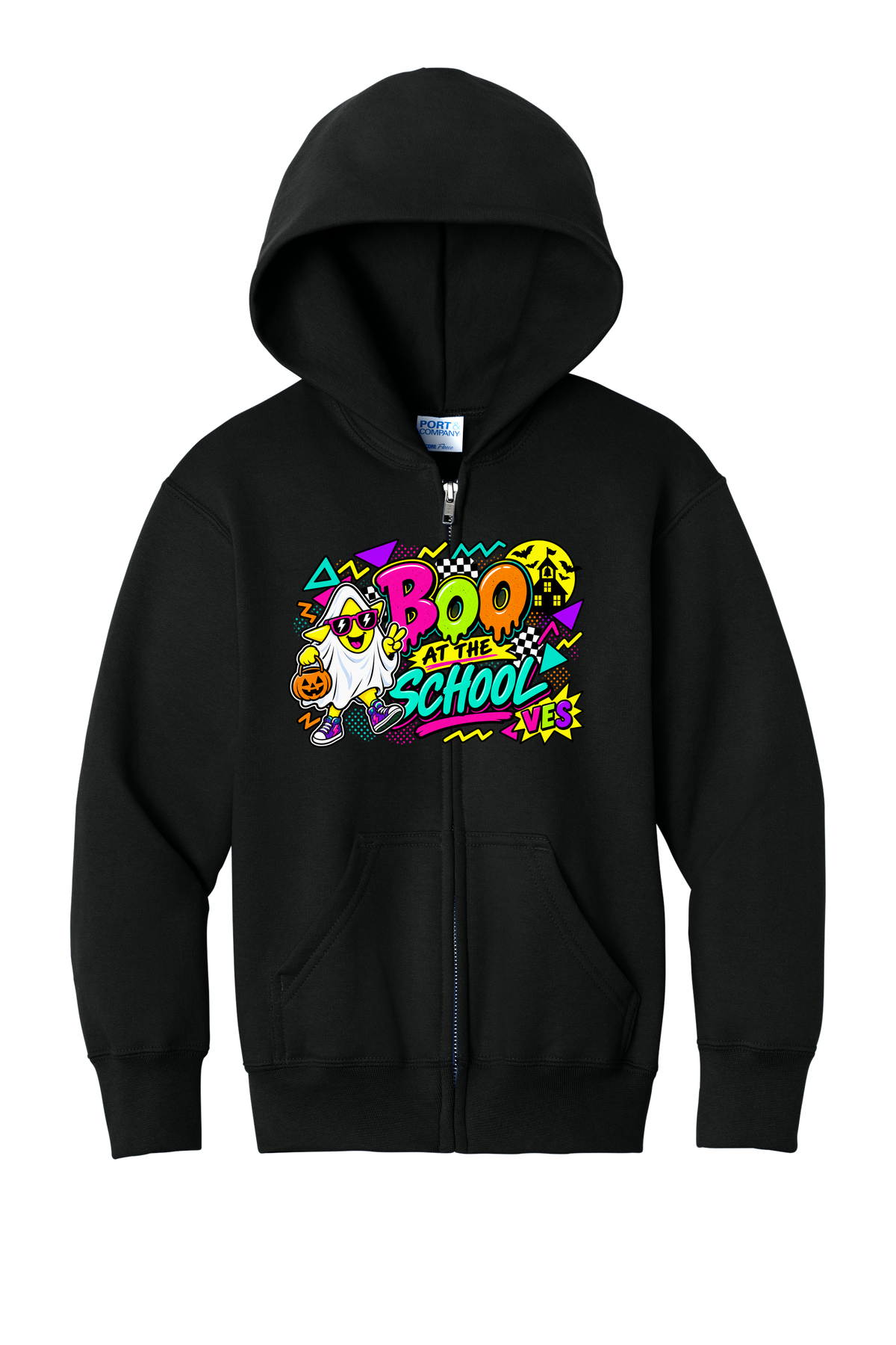 Boo26 - Youth Zip Hoodie - Black