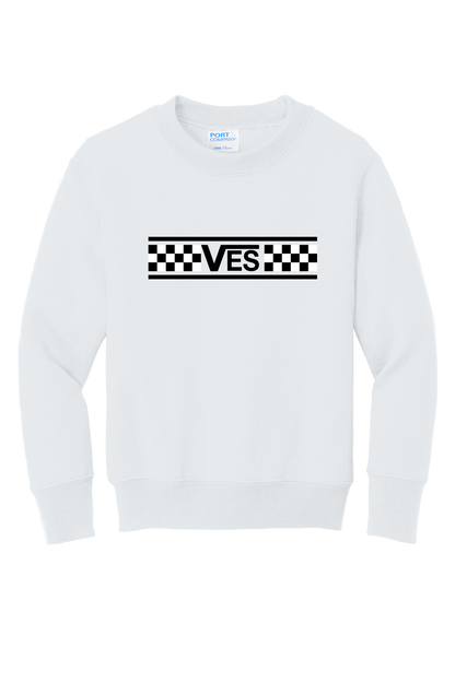 Checkered - Youth Crew - White
