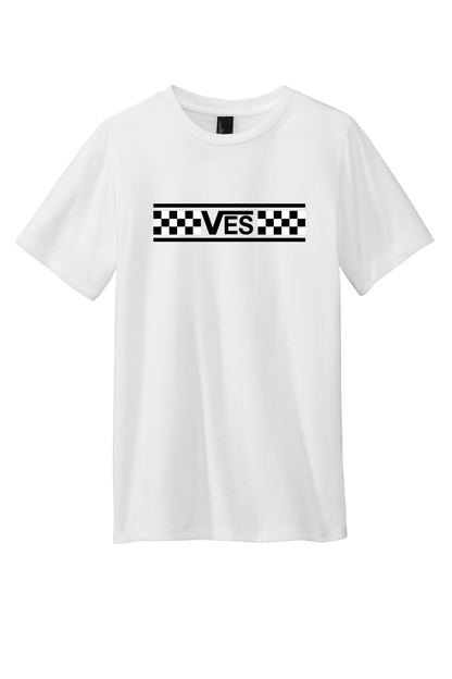 Checkered - Youth Tee - White