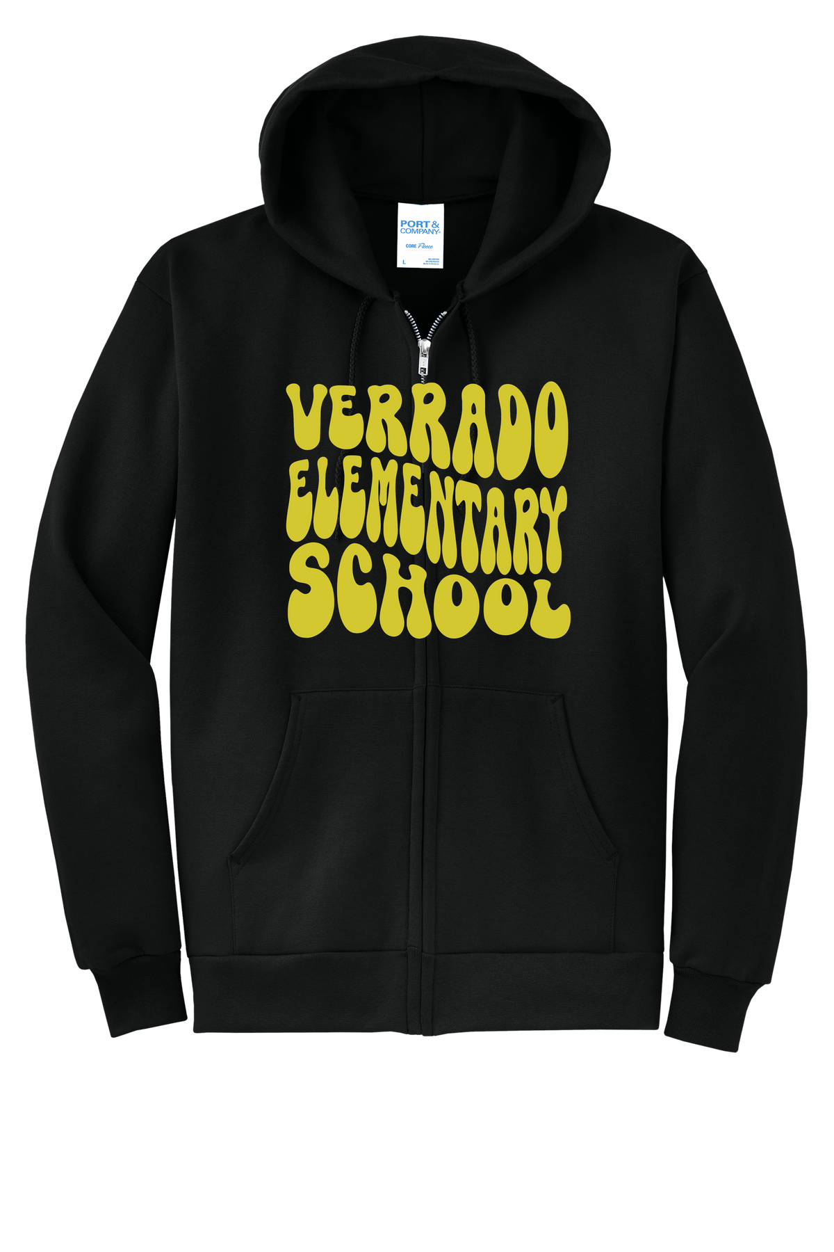 Groovy - Adult Zip Hoodie - Black