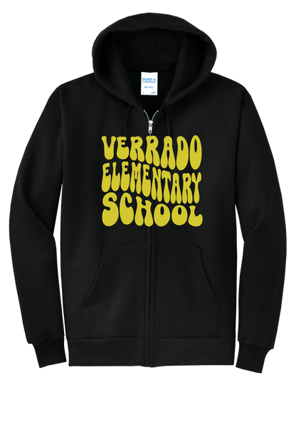 Groovy - Adult Zip Hoodie - Black