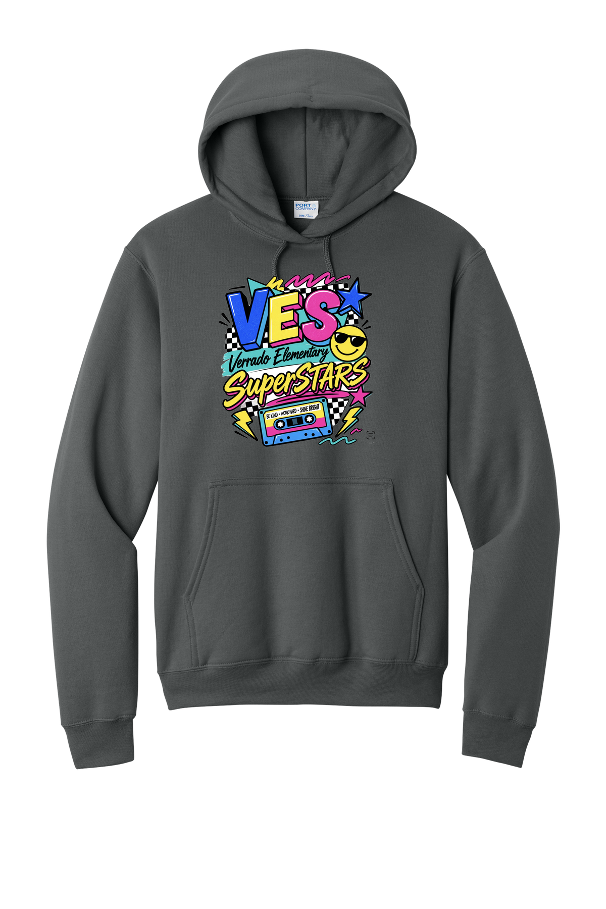 Rad - Adult Hoodie - Charcoal