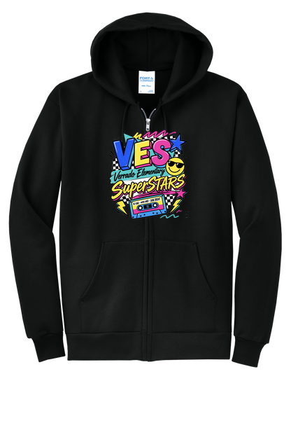 Rad - Adult Zip Hoodie - Black