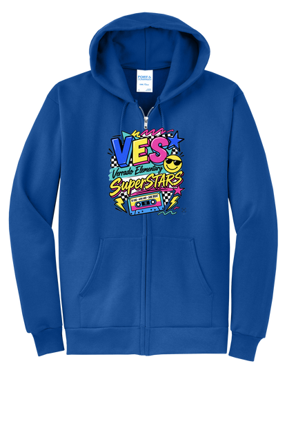 Rad - Adult Zip Hoodie - Royal Blue