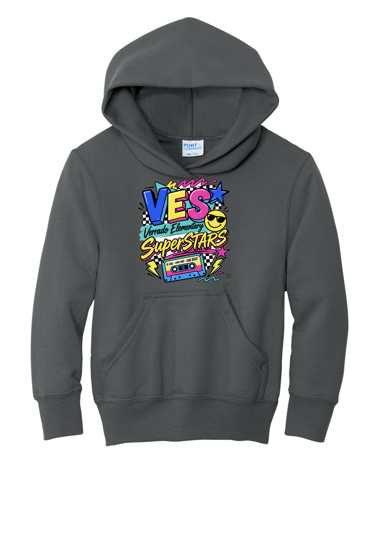 Rad - Youth Hoodie - Charcoal