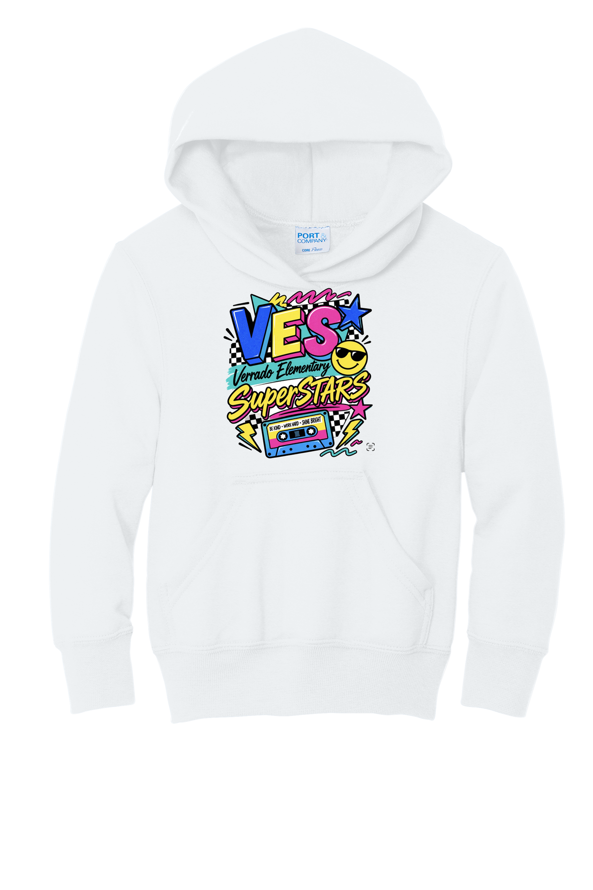 Rad - Youth Hoodie - White