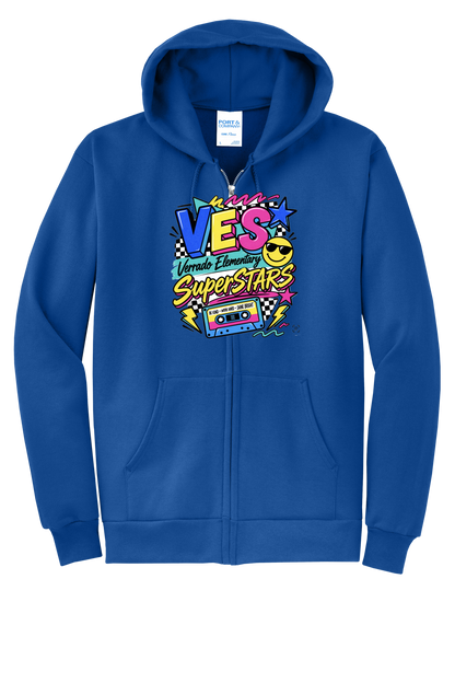 Rad - Youth Zip Hoodie - Royal Blue