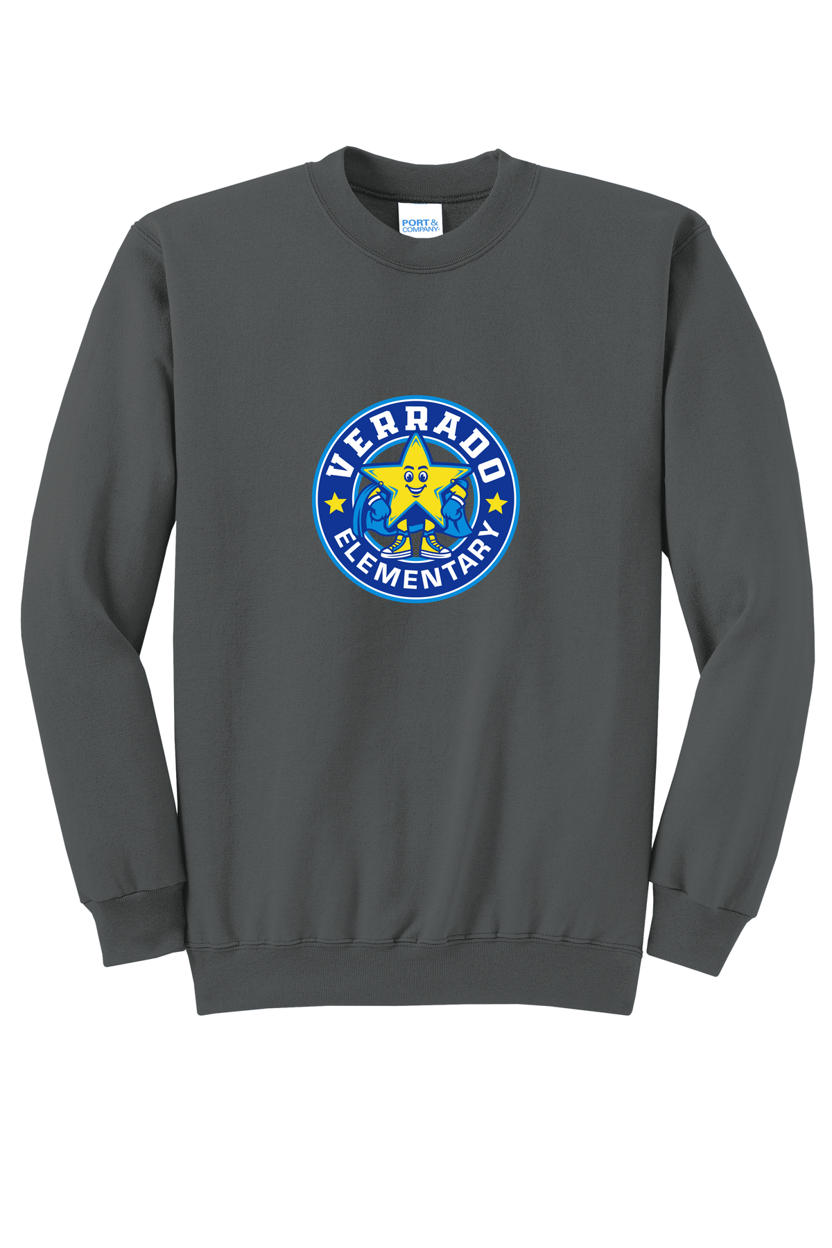 Sparky Stamp - Adult Crew - Charcoal