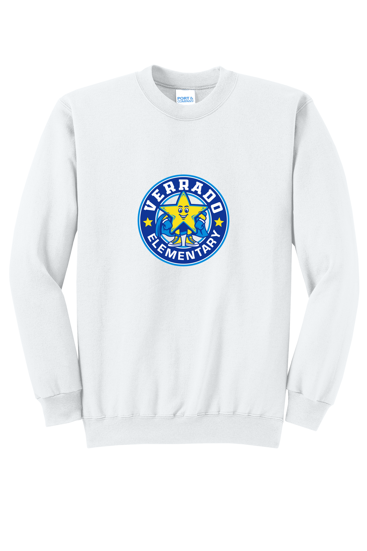 Sparky Stamp - Adult Crew - White