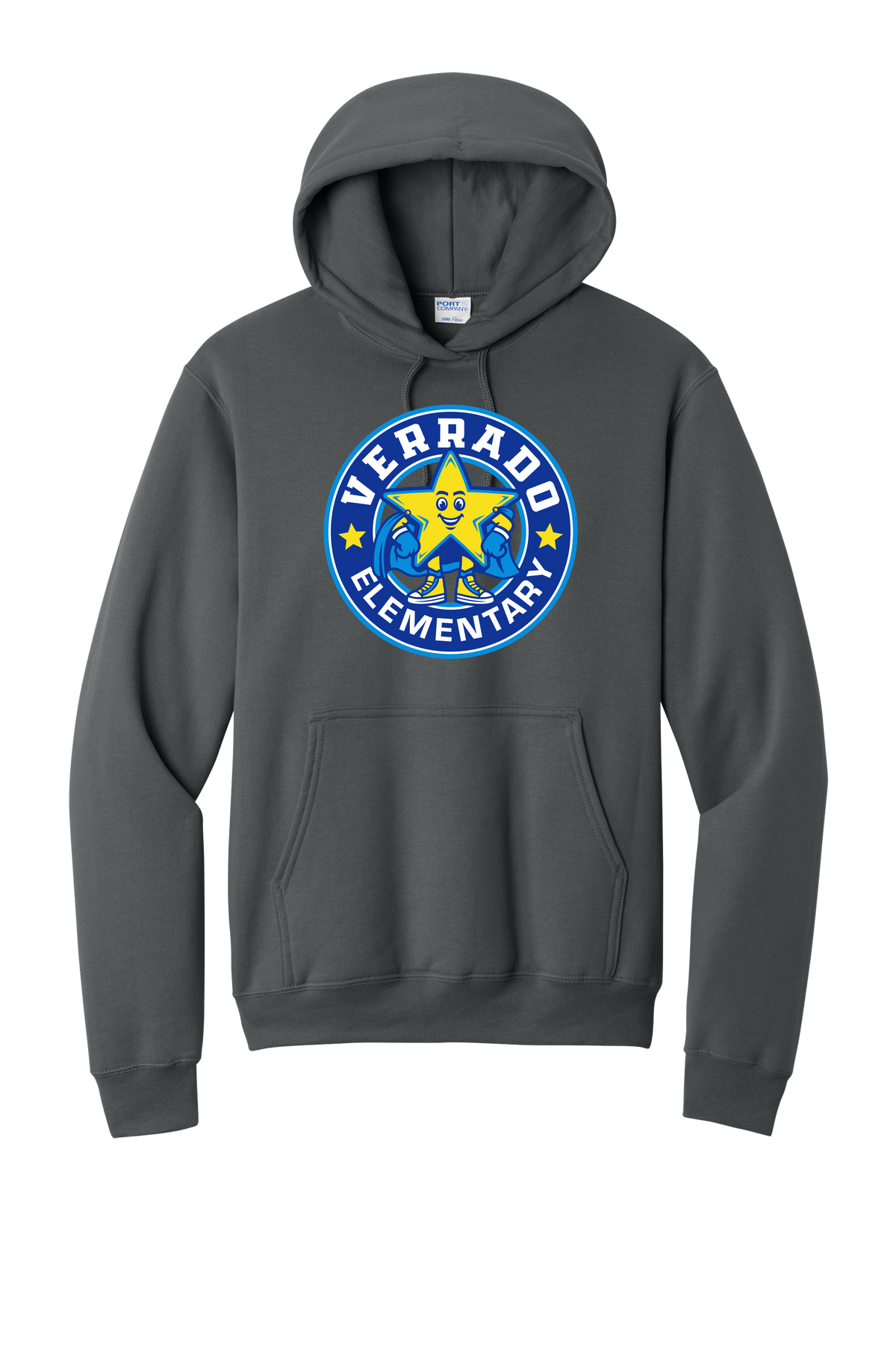 Sparky Stamp - Adult Hoodie - Charcoal