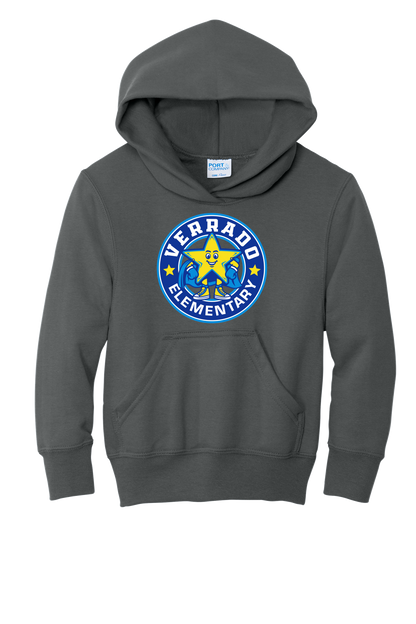 Sparky Stamp - Youth Hoodie - Charcoal