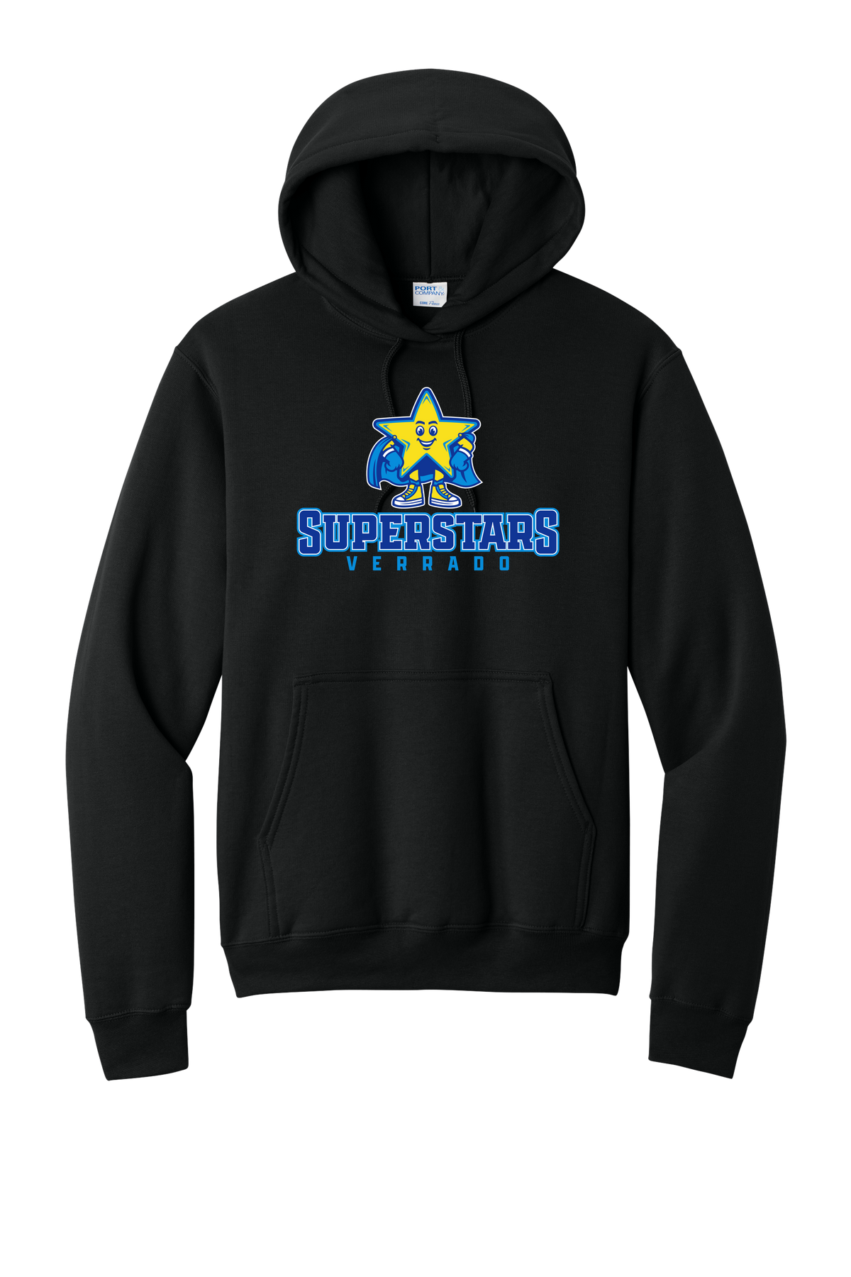 Sparky Varsity - Adult Hoodie - Black