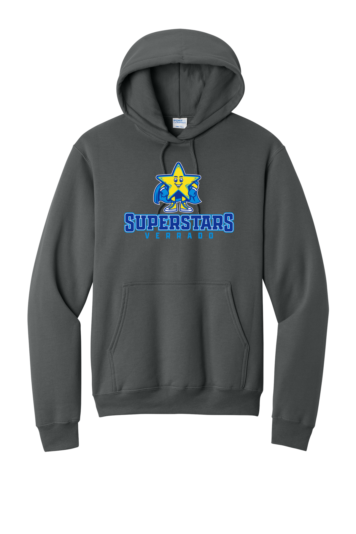 Sparky Varsity - Adult Hoodie - Charcoal