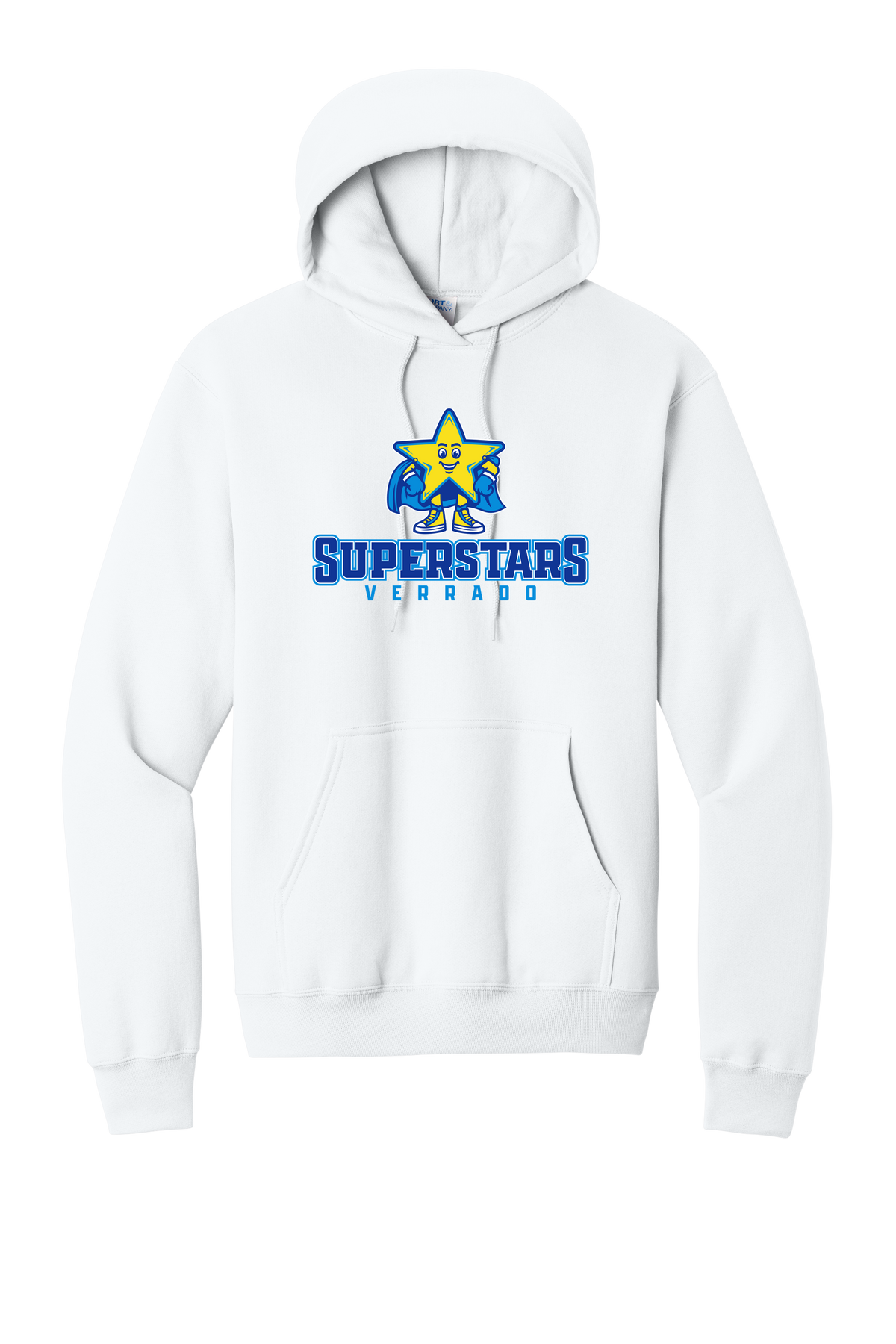 Sparky Varsity - Adult Hoodie - White