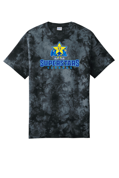 Sparky Varsity - Adult Tee - Tie-Dye Black
