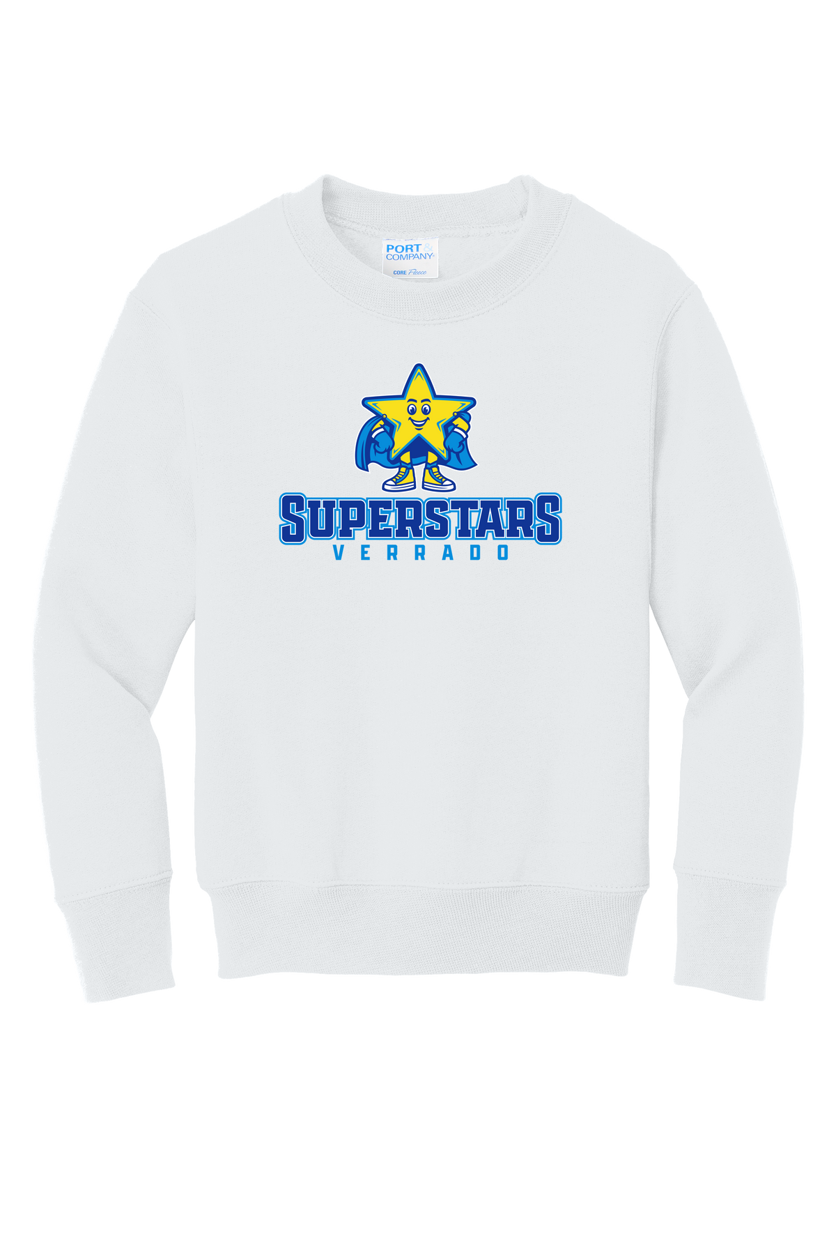 Sparky Varsity - Youth Crew - White