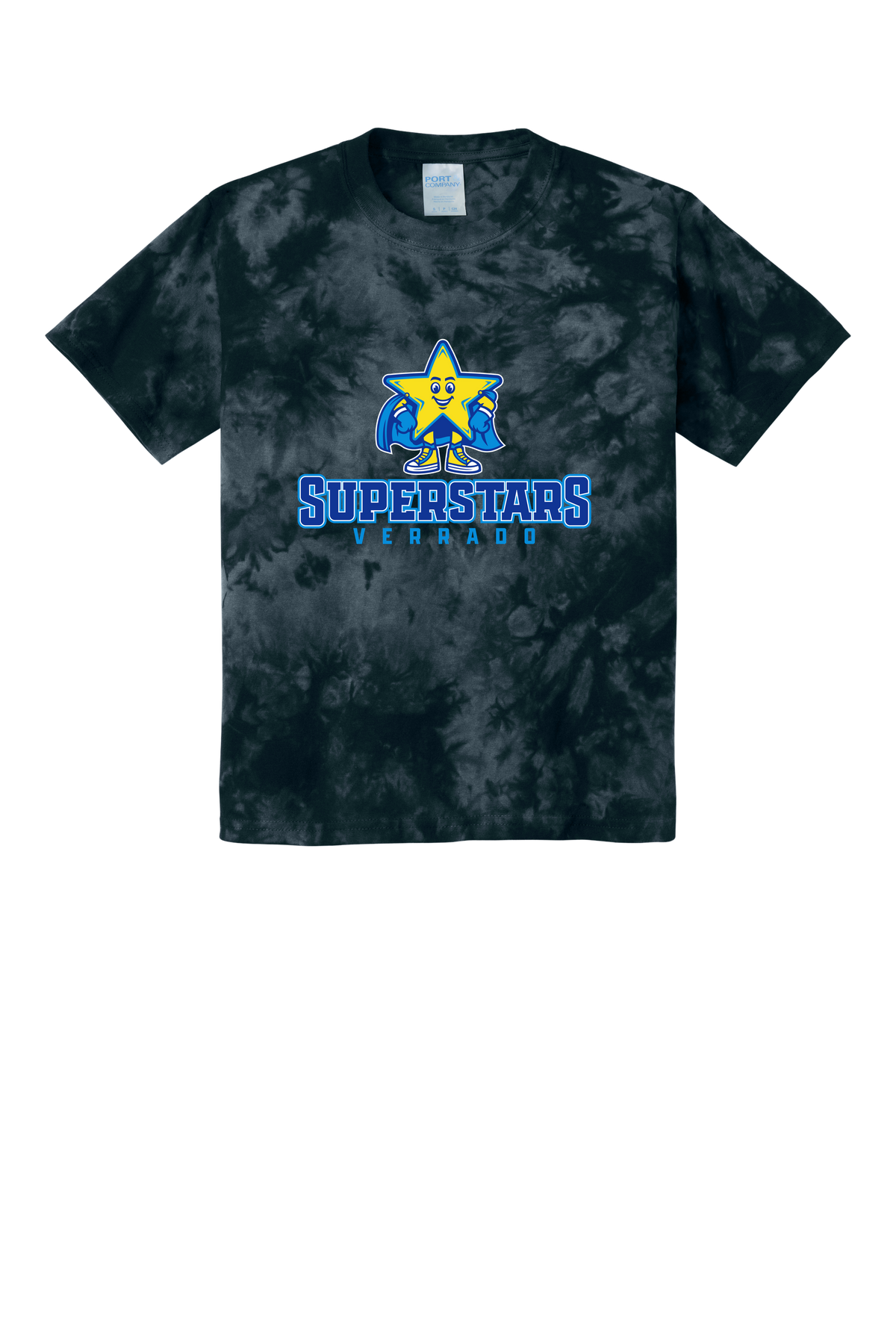 Sparky Varsity - Youth Tee - Tie-Dye Black