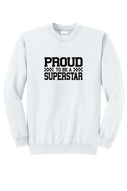 SuperSTAR Proud - Adult Crew - White
