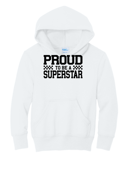 SuperSTAR Proud - Youth Hoodie - White
