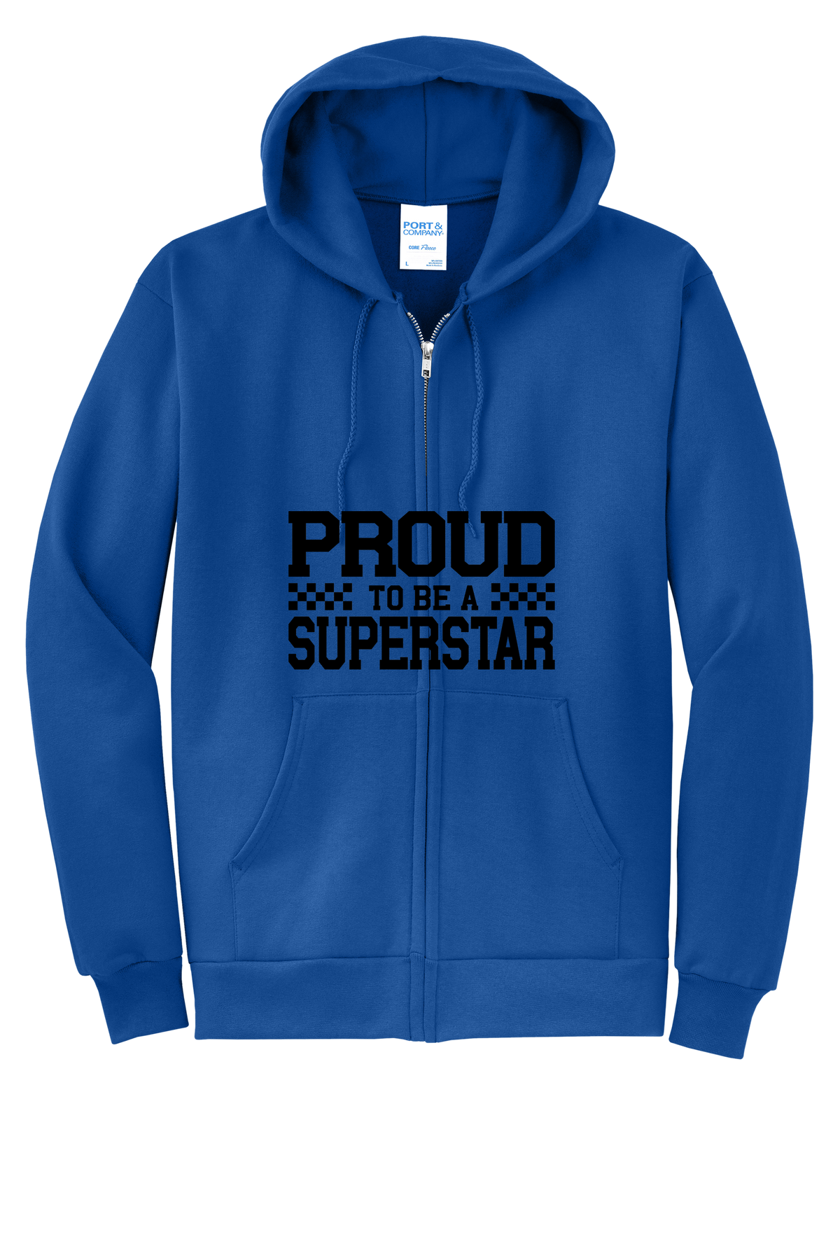 SuperSTAR Proud - Youth Zip Hoodie - Royal Blue
