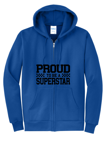SuperSTAR Proud - Youth Zip Hoodie - Royal Blue