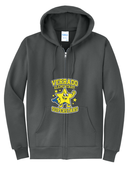 VibeStar - Youth Zip Hoodie - Charcoal