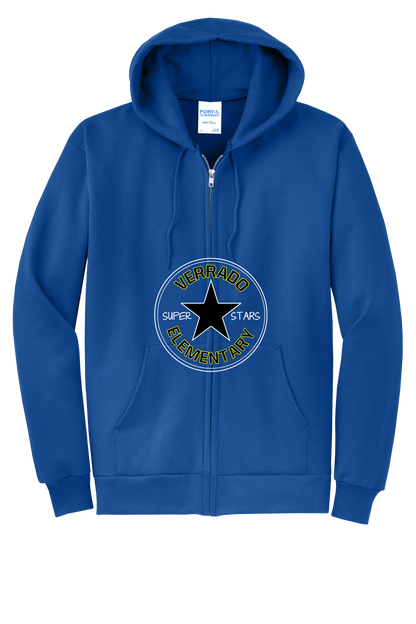 Vintage - Youth Zip Hoodie - Royal Blue
