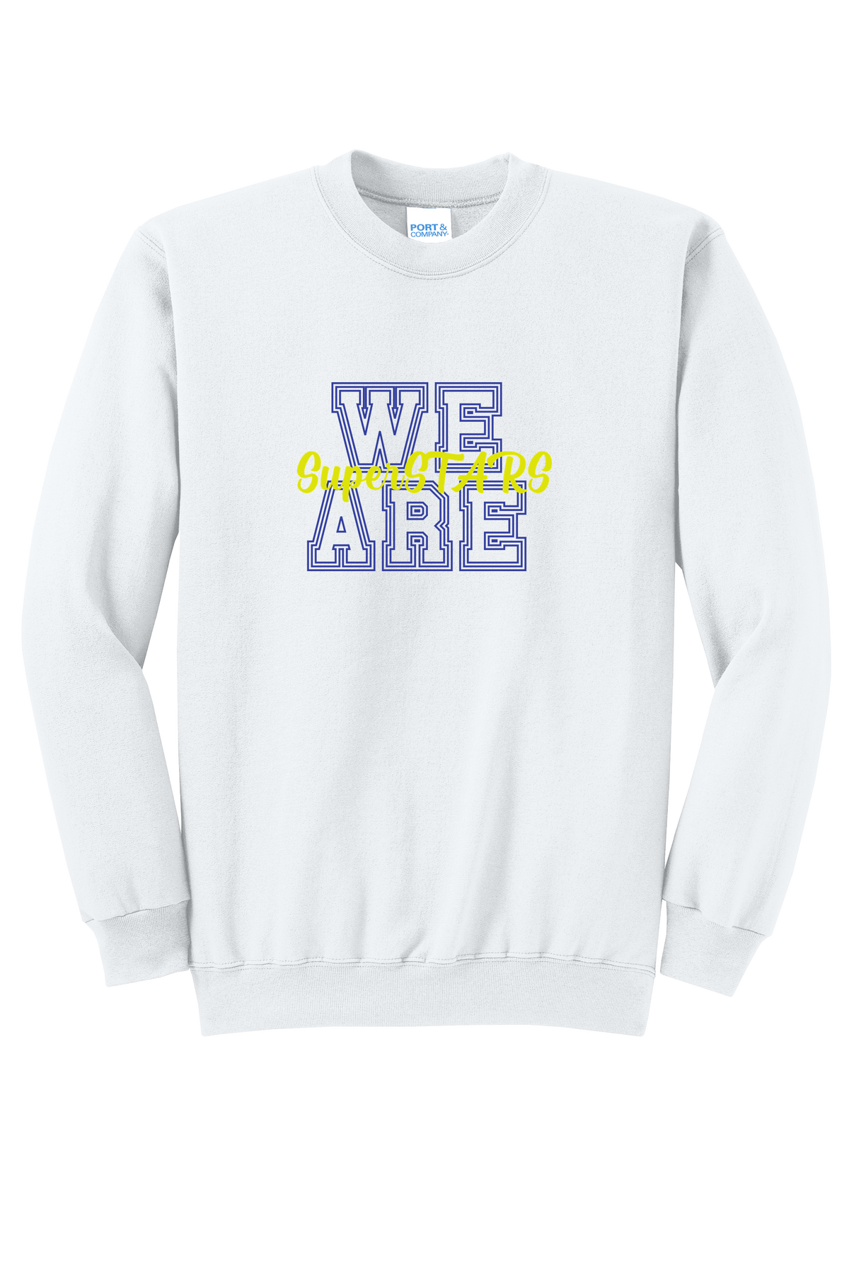 We Are SuperSTARS - Adult Crew - White