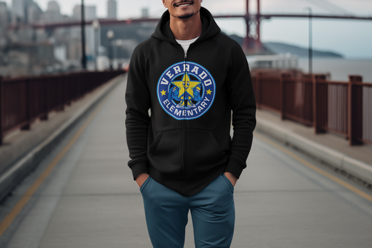 Sparky Stamp - Adult Full-Zip Hoodie