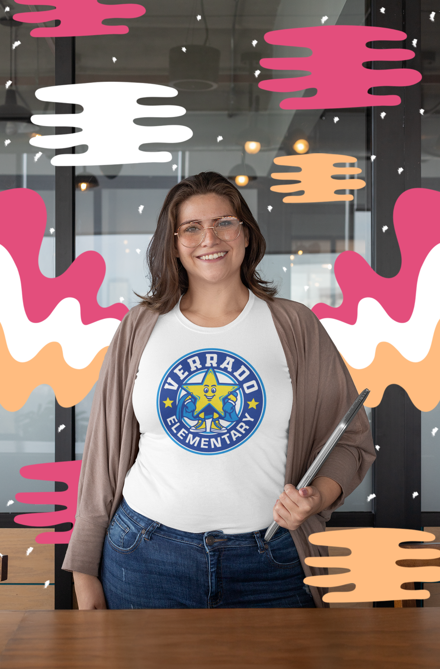 Camiseta de cuadros para adultos